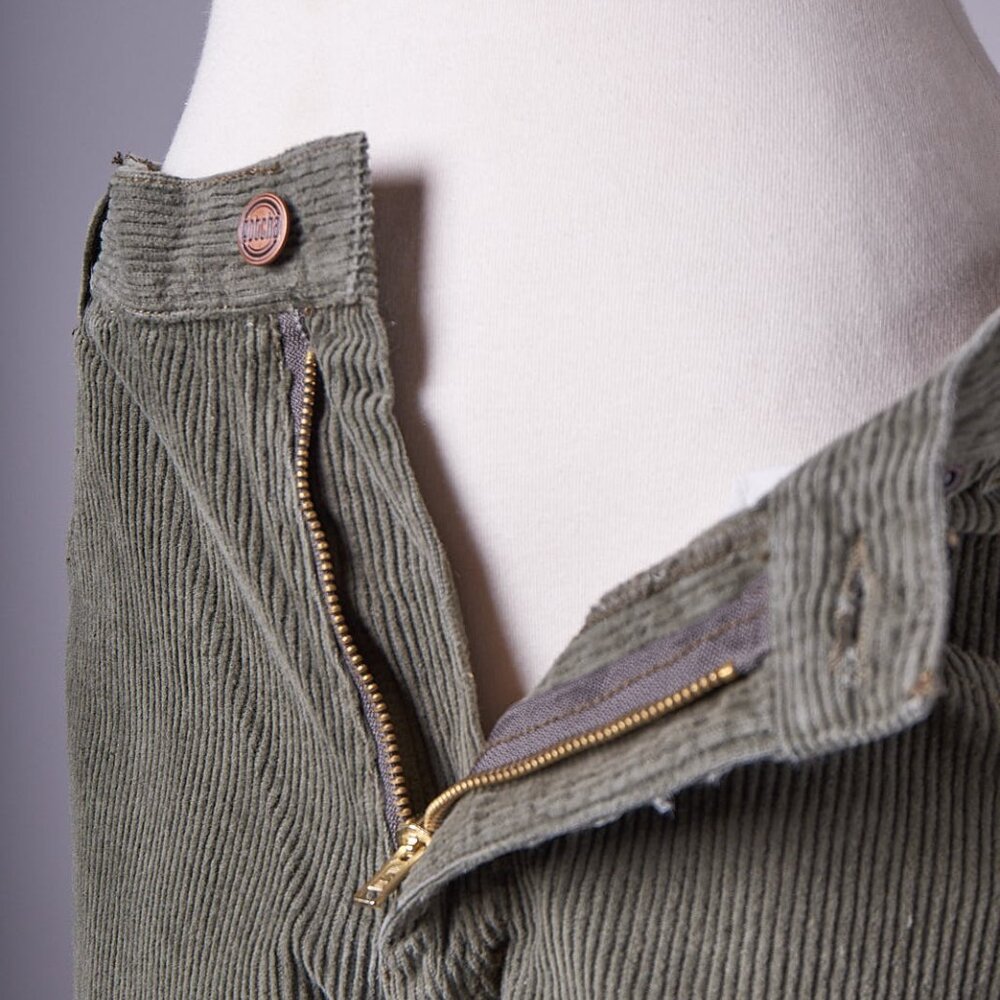 1990s Green Corduroy Deadstock Gotcha Pants